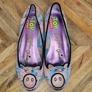 Irregular Choice Disney Toy Story Put A Cork In It Flat Shoes Hamm Pig Size 6.5
